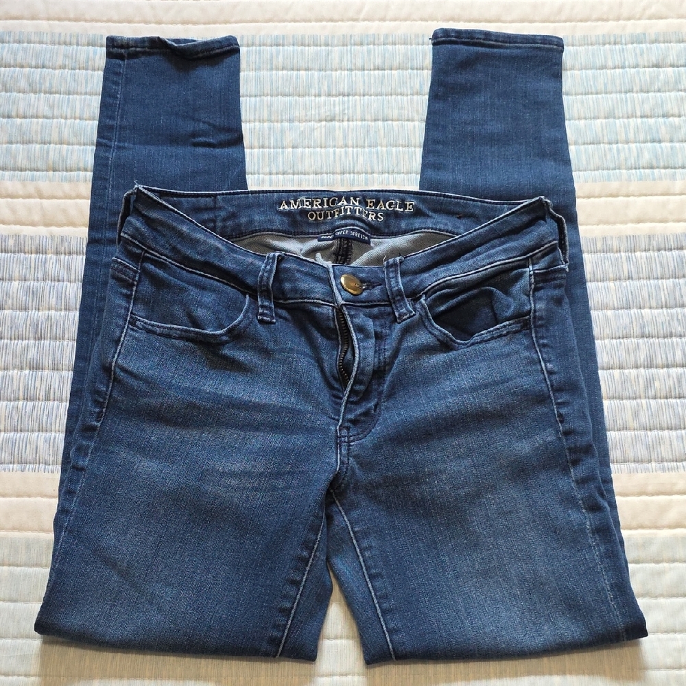 American Eagle Outfitters Women's Indigo Skinny Jeans